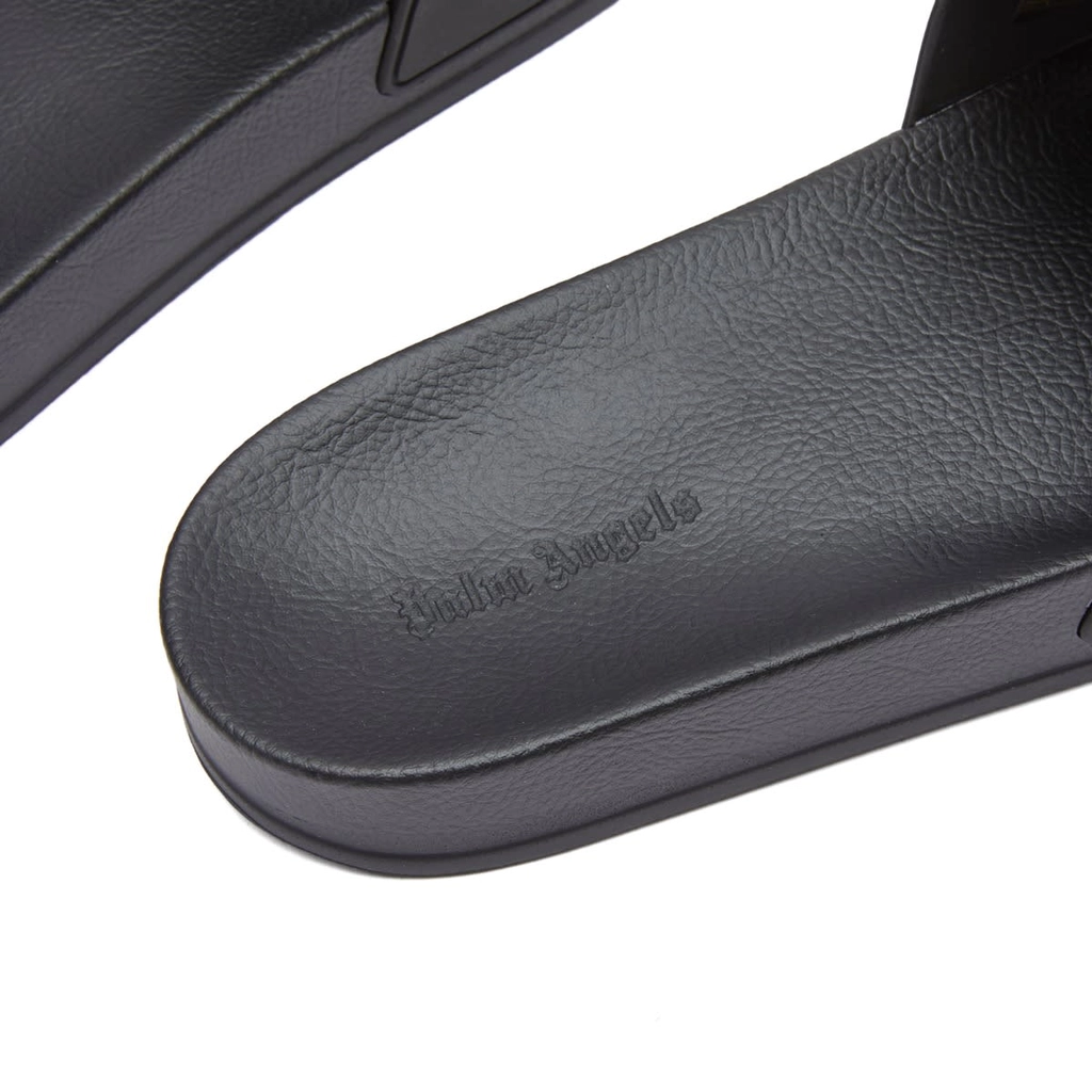 Palm Angels Men's Logo Pool Slider Black